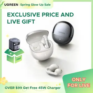 [LIVE ONLY]UGREEN S5 Open Ear Wireless Headphones Bluetooth 5.4, Fast Charging for 24 Hours Playtime, Compatible with iPhone Android and Bluetooth Devices,Suitable for Running