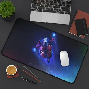 Mass Effect Gaming Desk Mat | Galaxy Astronaut Desk Mat | Sci-Fi Space Desk Mat | Large Desk Pad | Gamer Desk Accessories