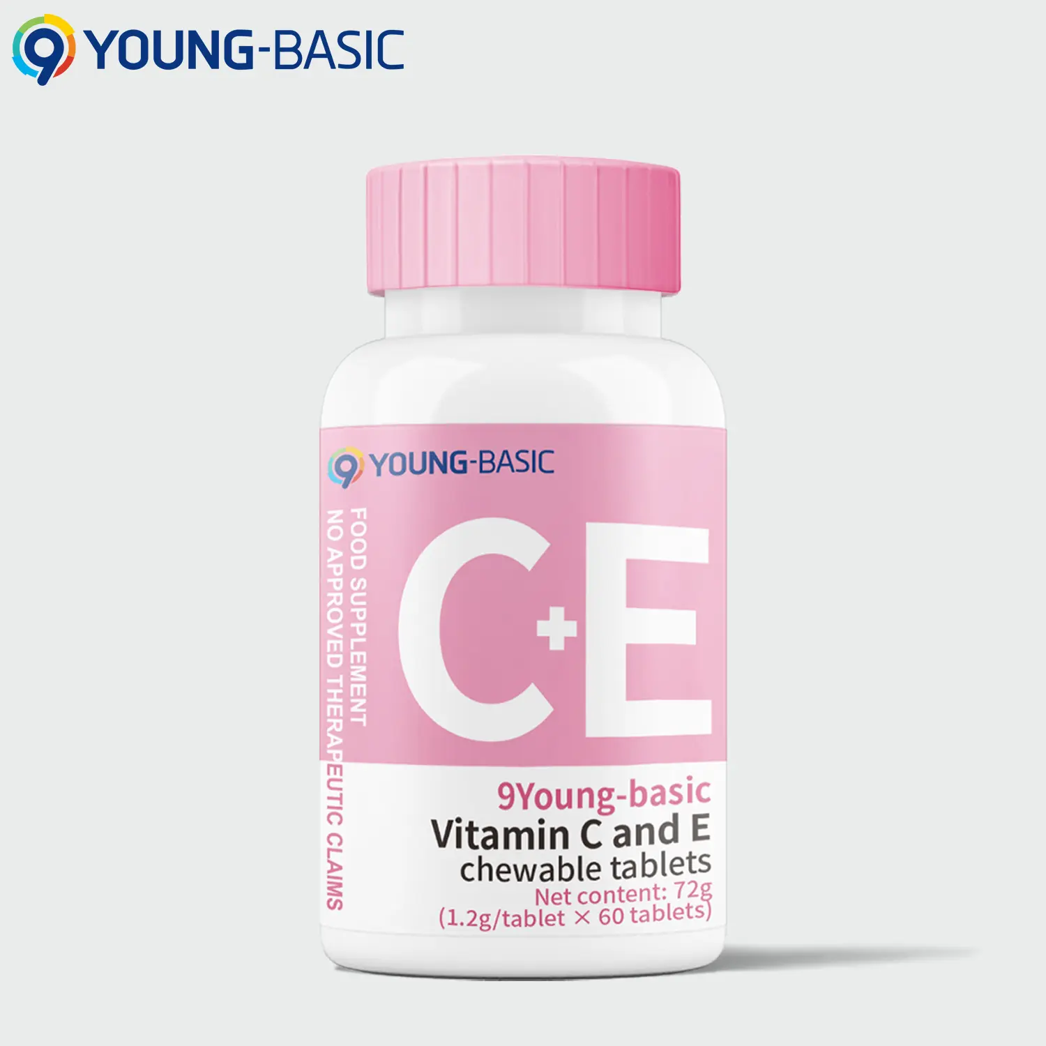 9 Young-Basic Vitamin C & Vitamin E Premium 2-IN-1 Chewable 