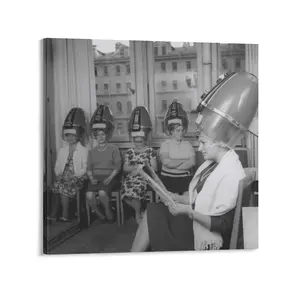 Vintage Hairstyles Poster 60s Hair Salons Photo Vintage Posters