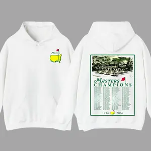 2026 Masters Tournament Champions Golf Hoodie for Men & Women, Vintage Champions List Graphic Hoodie, Cozy Oversized Fleece Hoodie, Classic Golf Streetwear, Trending Gift for Golf Lovers, Viral Gift for Golf Fans