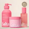 Saltair Pink Beach Body Rituals Set - Serum Body Wash (17 fl oz), Nourishing Body Oil (4 fl oz) & Multi-Lipid Body Butter (10 oz) Bundle for Soft, Glowing Skin -  Coconut, Almond Blossom, Vanilla.
