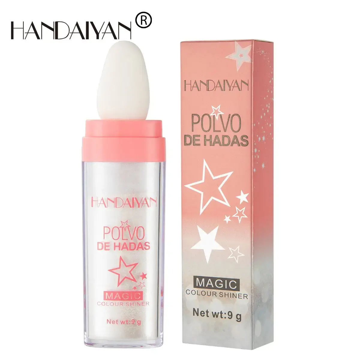 Body Glitter Stick Holographic Shimmer Highlighter Wand – Waterproof Long-Lasting Sparkle Glow Powder for Face, Body & Hair | Buildable Radiant Easy Apply Makeup | Y2K Glass Skin Coquette Ethereal | Festival Rave Halloween Party Daily Women