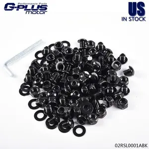Universal Stainless Steel Fender Flare Hardware Kit Nuts Bolts And Gaskets, Aftermarket Part, Includes Gasket