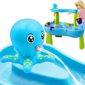 Water Table Pump, Octopus Battery Powered Water Pump for Water Table 3 Hours Non-Stop Fun Summer Outdoor Water Toys Outside Water Play Table Accessories for Toddlers Kids