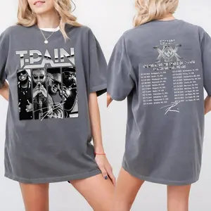 T-Pain Bootleg Shirt, TPain Tour TPain Shirt, TPain Hiphop Shirt, Tour Gift For T-Pain Fans, TPain Concert Merch Shirt, Comfort Colors Shirt