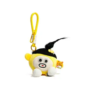 Cute Braided Little Yellow Bag Pendant, Plush Toy, Car Keychain, Doll Ornament, Birthday Gift Fashion Bag Charm Pendant For Women Bag Accessory Purse Charm Decoration Gift