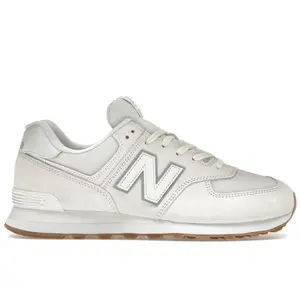 New Balance Men's 574 Sea Salt White Concrete Running Shoes, from StockX