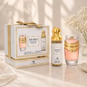 Arabia Madame Luxury Perfume Gift Set for Women 100ml Eau De Parfum & Fragrance Mist Floral Sweet Long Lasting Fragrance