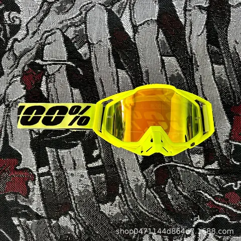 Off-Road Goggles Motorcycle 100 Goggles Mountain Bike Windproof Sand Anti-UV Helmet Glasses Outdoor Goggles