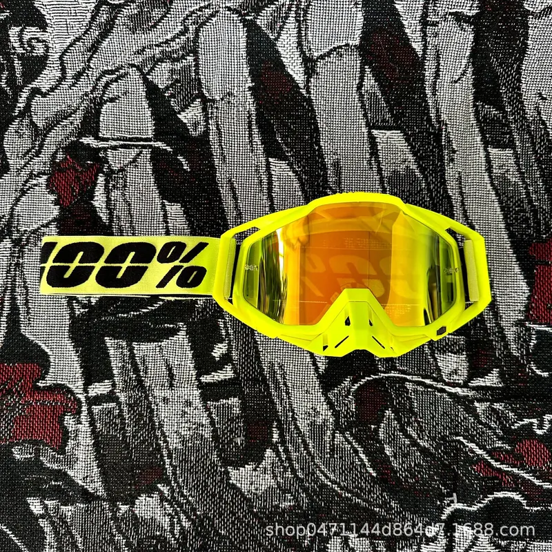 Off-Road Goggles Motorcycle 100 Goggles Mountain Bike Windproof Sand Anti-UV Helmet Glasses Outdoor Goggles