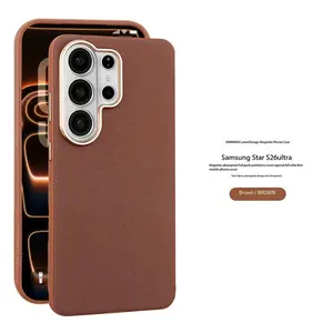 HAY Magnetic Technology Woven Matte Phone Case for Samsung Galaxy S26 Edge S25 S24 S23 Ultra for Magsafe Shockproof Fabric Cover