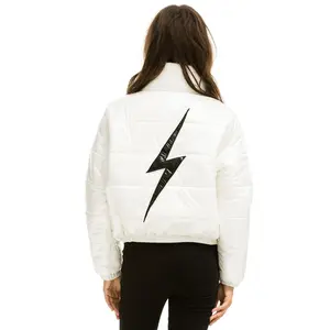 BOLT LUXE APRES PUFFER JACKET - GLOSSY WHITE BOLT LUXE APRES PUFFER JACKET - GLOSSY WHITE