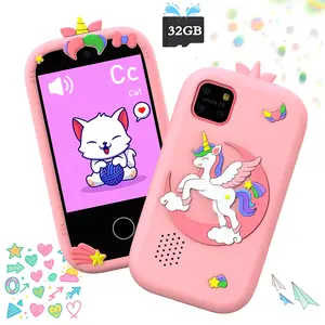 Dual-Camera Kids Smart Toy Phone, 2.8-Inch Touchscreen Toddler Cell Phone with Multiple Games & Music Player, ABC Learning Educational Toy, Perfect Christmas & Birthday Gifts for Boys & Girls Aged 3-12