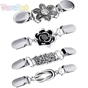 Women's 2026 Vintage 4-Piece Durable Metal Pins - Retro Classic Collar Clips, Shawl Clips, Fashion Dress Shirt Cardigan Brooches, Elegant Versatile Leisure Accessories for Daily Wear & Party Use #GLOBAL PICKS, Cinch Clips, Adjustable Clips