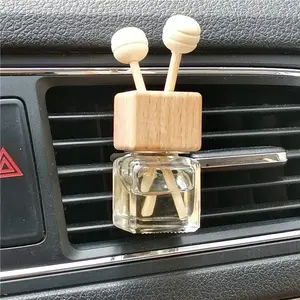 Packs Empty Essential Oil Diffuser Bottle Car Air Freshener Vent Clip Auto Perfume Diffuser Bottle Aromatherapy Fragrance Ornament Decor
