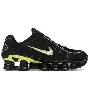 Nike Men's Shox TL Black Dynamic Yellow Metallic Silver, from StockX