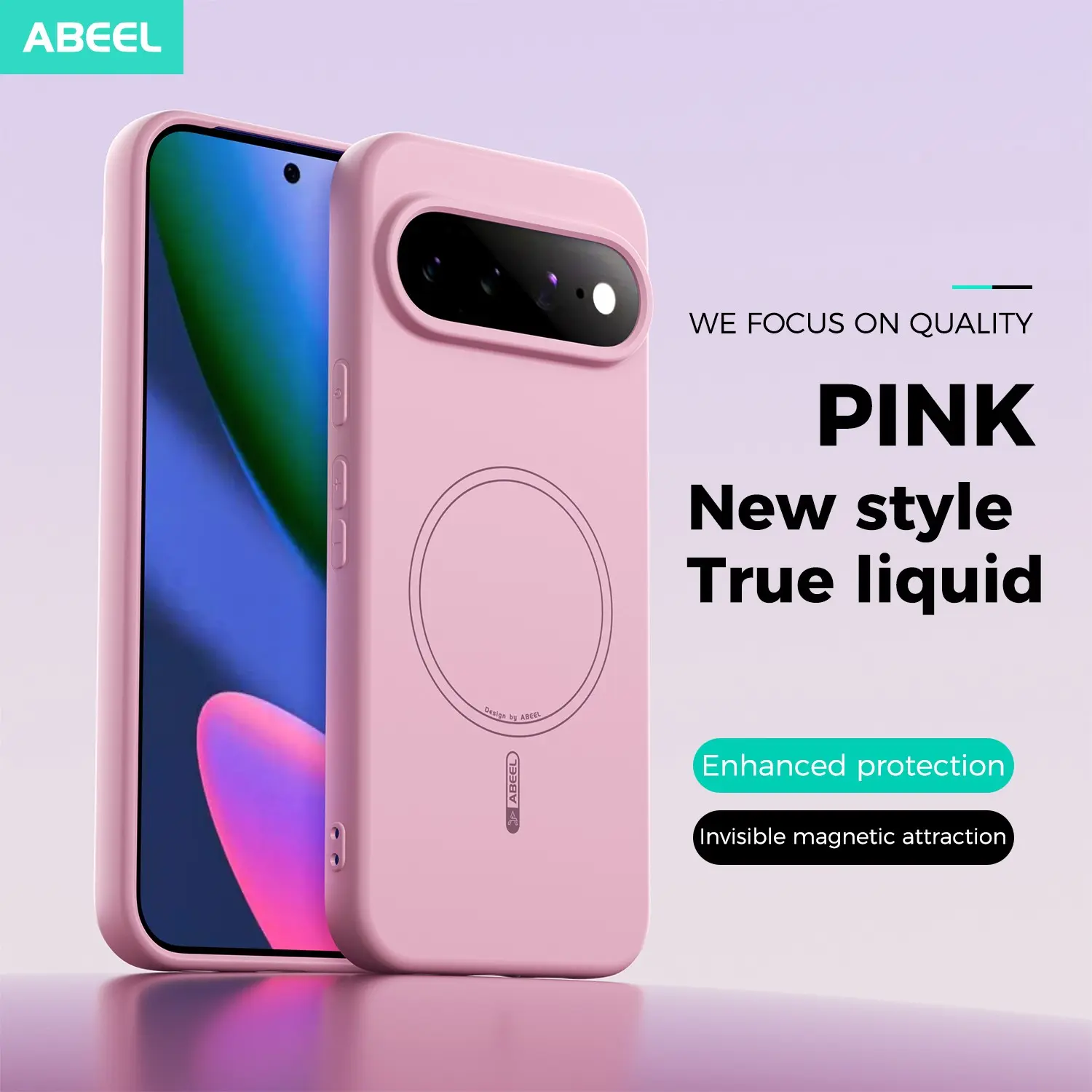 Google Pixel 11 Pro Case, Soft Pure Color Full Coverage, Macaron Series Magnetic Protection, Fashionable Durable Drop-Proof, Perfect Fit