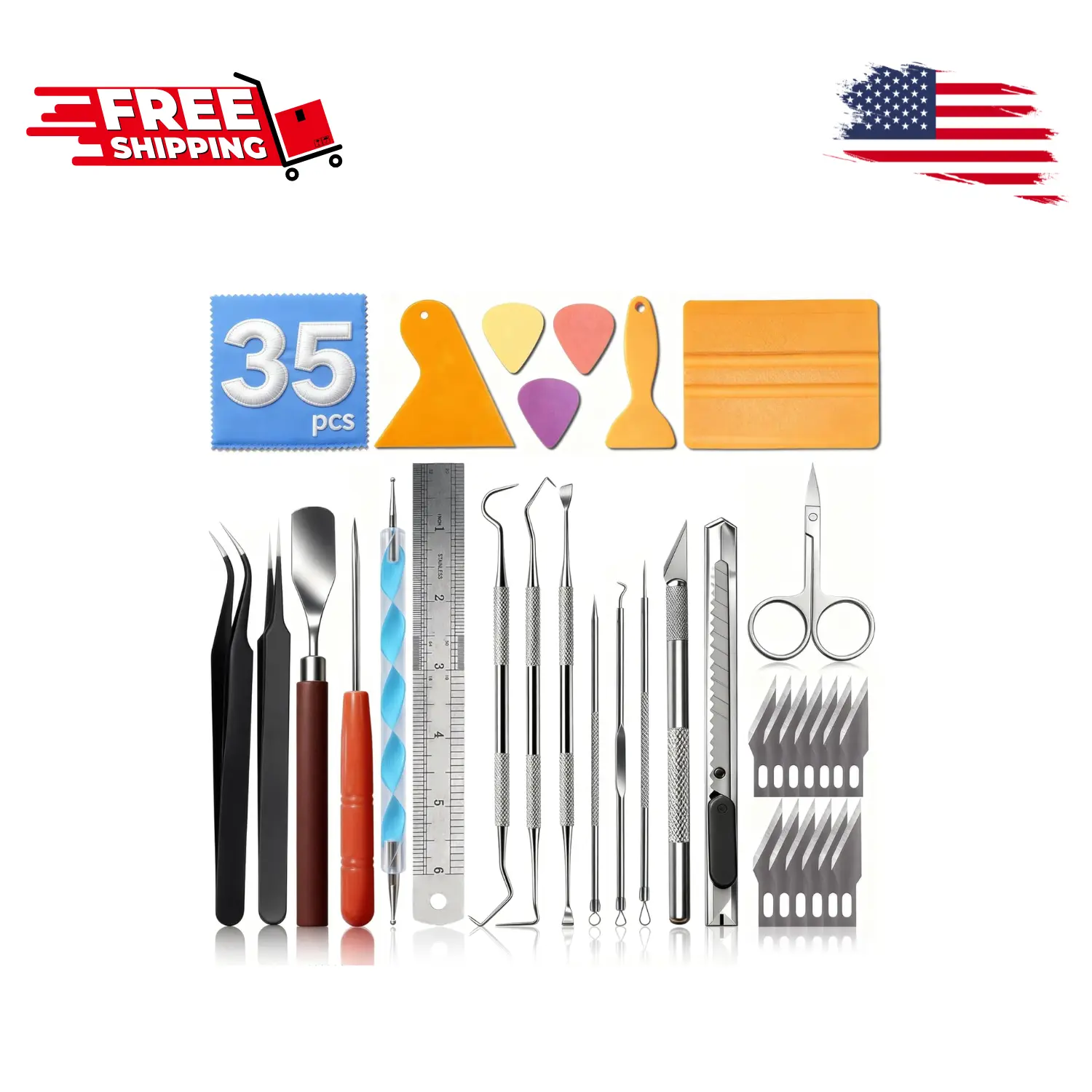 35 PCS Weeding Tools for Vinyl - TikTok Shop