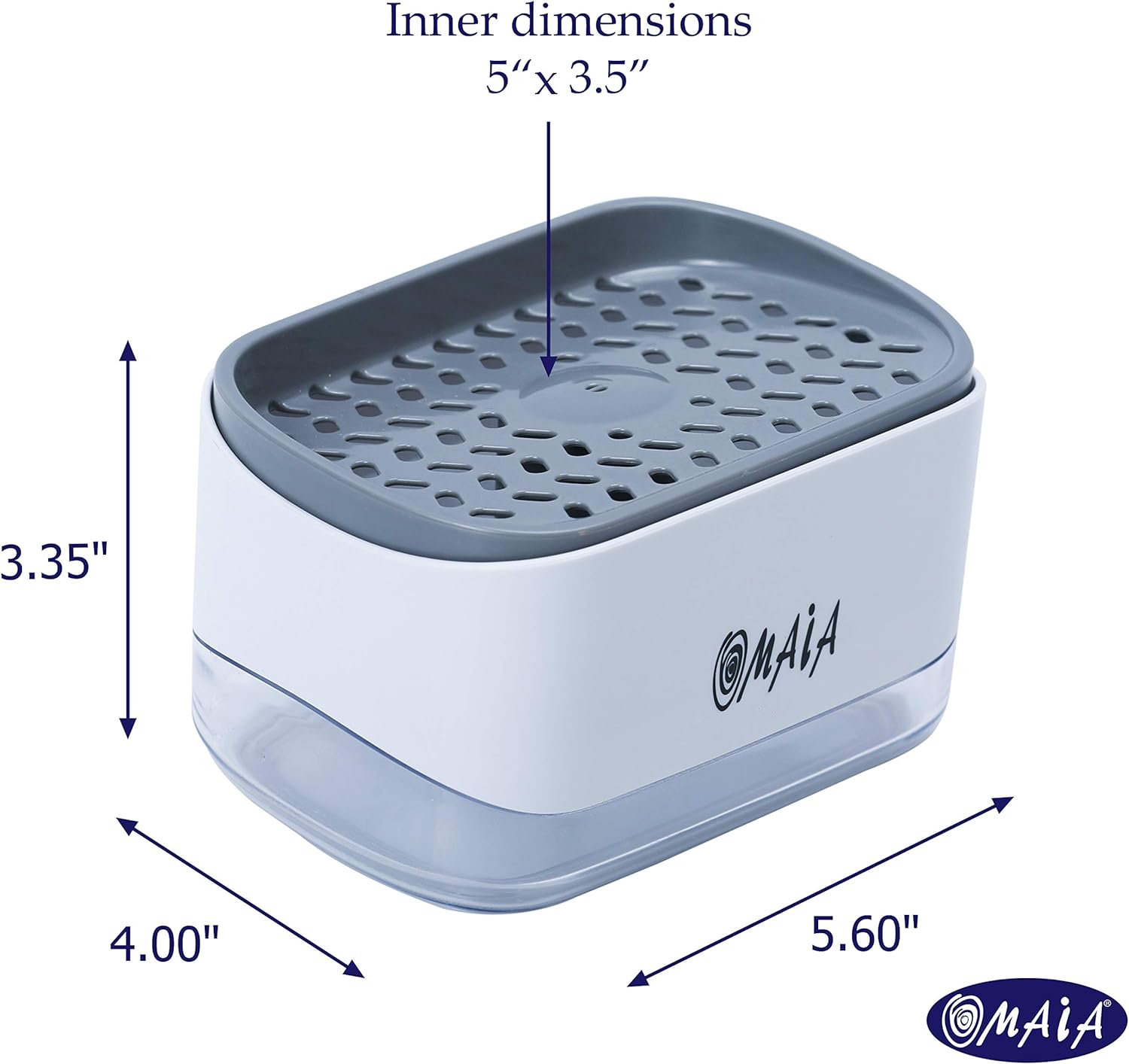 2-in-1 Dish Soap Dispenser & Sponge Holder  Smart Kitchen Gadget 2023 – Keep Your Sink Organized & Dishwashing Effortless