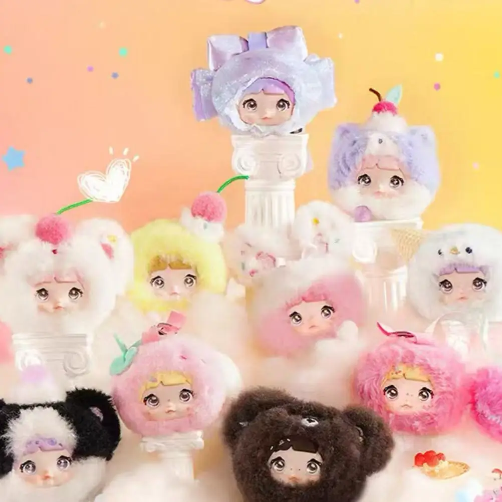 Nommi Plush Blind Box - Sweetness 100%! Ideal for Girls as Birthday Gifts! Each blind box contains an adorably soft plush doll, perfect as a backpack