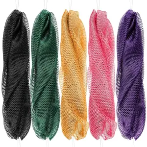 African Net Sponge Long Bathing Net Shower Body Scrubber Back Scrubber Skin Smoother Bathing Sponge for Daily Use or Stocking Stuffer