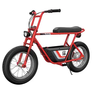 Razor Rambler 16 Electric Retro Minibike with 350W Motor & 36V Battery, Red Razor Rambler 16 Electric Retro Minibike with 350W Motor & 36V Battery, Red