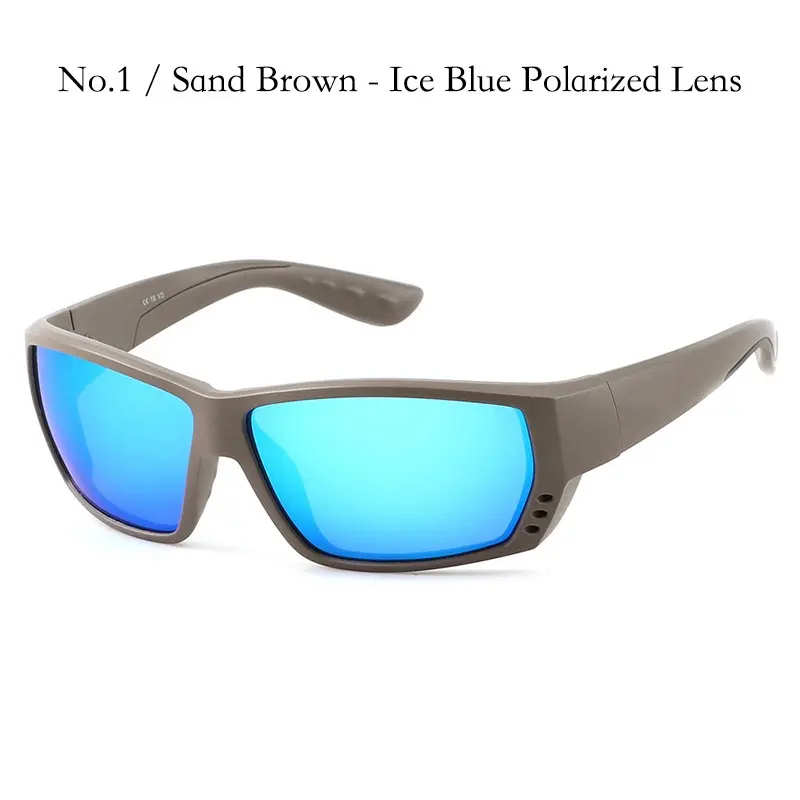 Brown-ice blue polarized lens