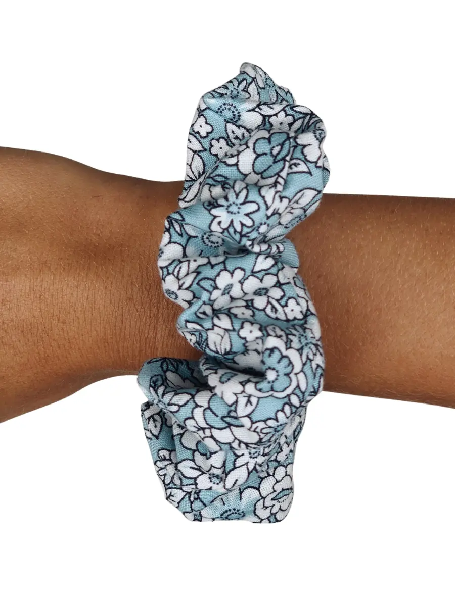 BABY BLUE SCRUNCHIE