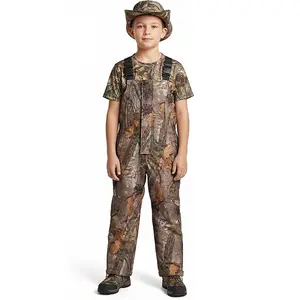NEW VIEW Kids Hunting Bibs – Insulated Camo Overalls for Boys & Girls, Adjustable, Quiet & Reinforced, Cold Weather Outdoor Gear