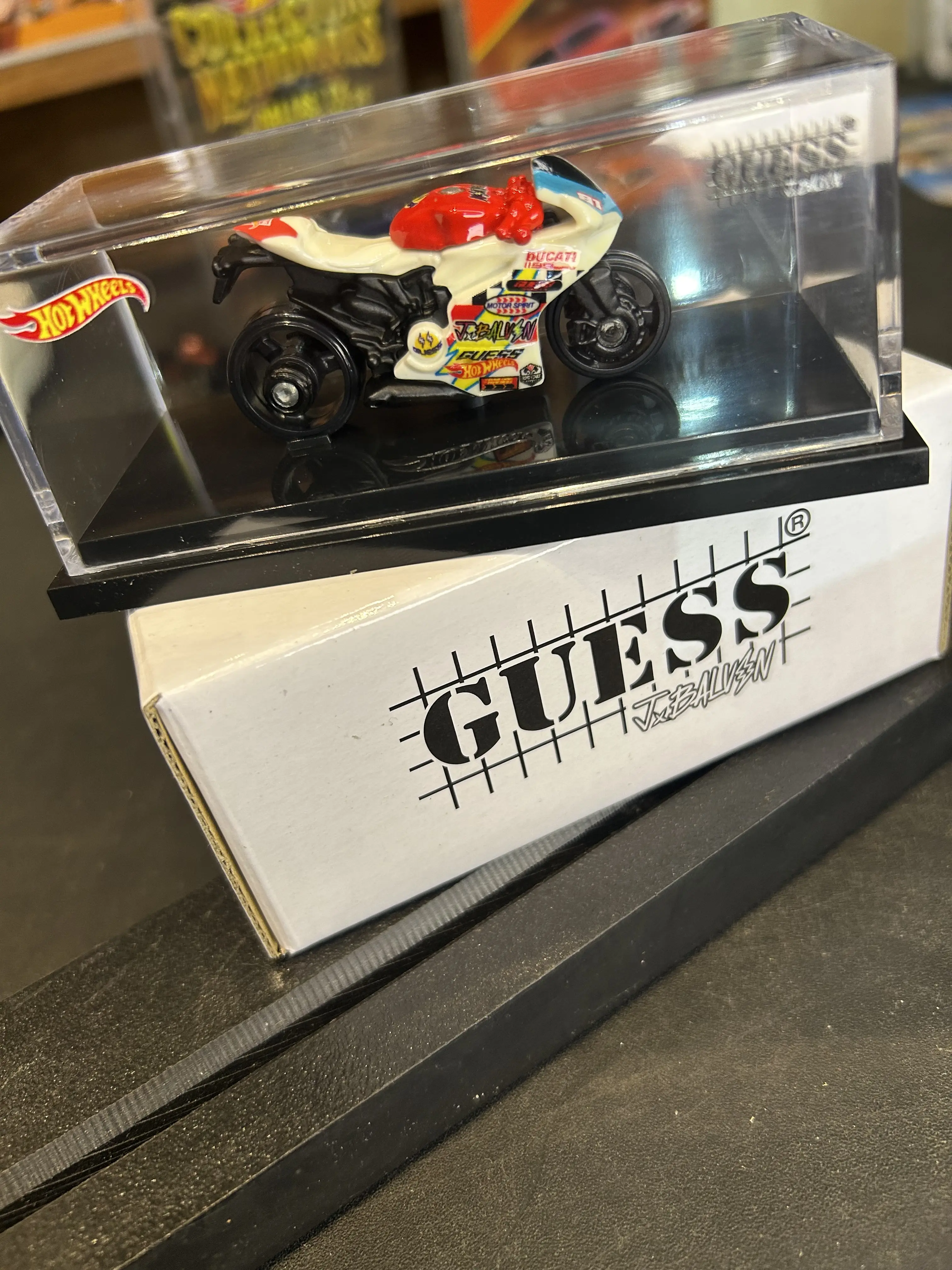 Hotwheels Guess collaboration Ducati 1199 Panigale