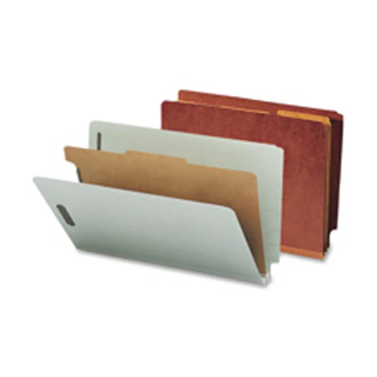 Smead Manufacturing Company SMD26800 Classification Folders- 1 Divider- 2in. Exp- Letter Size- Gray