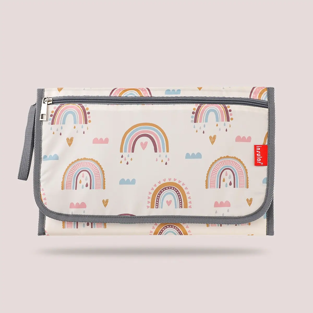 Portable Multi-Functional Waterproof Baby Changing Mat, Travel Essential Diaper Changing Supplies for Toddlers, Convenient and Easy to Store