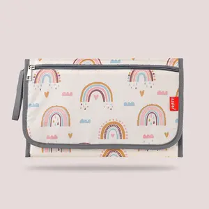 Portable Multi-Functional Waterproof Baby Changing Mat, Travel Essential Diaper Changing Supplies for Toddlers, Convenient and Easy to Store