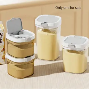 Baby Formula Storage Box, Food Grade Sealed Container, Moisture-Proof Portable Infant Milk Powder Organizer, Large Capacity Dispenser