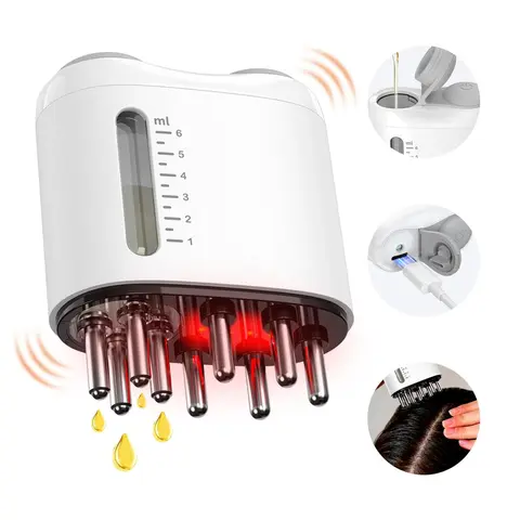 Electric Scalp Massager, 1 Box Type-C Rechargeable Hair Oil Applicator, Durable Hair Care Tool for Home & Travel, Massage Machine, Electric Massager