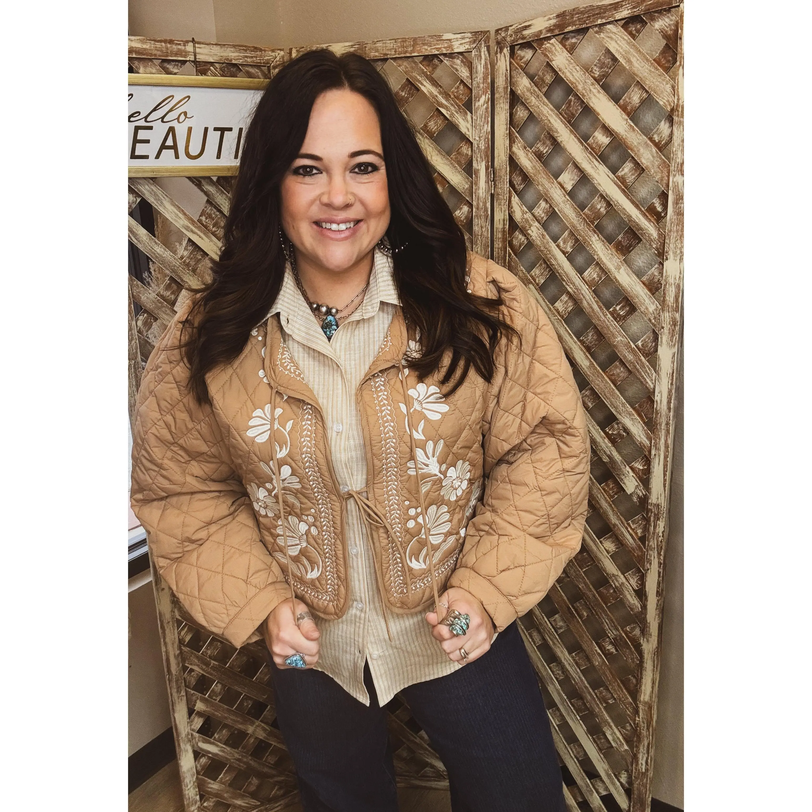 Prairie Breeze Quilted Jacket