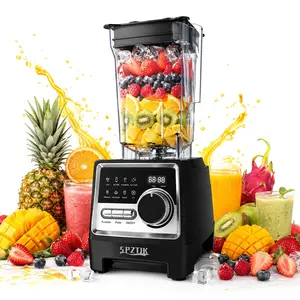SPZTJK Professional Blender,Kitchen for Blender 68oz BPA Free 2 Containers Countertop Blenders, achine, Ice Crushing&Max.1400Watts/1000Watts Blender and Grinder Combo  , Smoothies/Juice/Nuts BUTTER/Food Processor/Kitchen Appliances