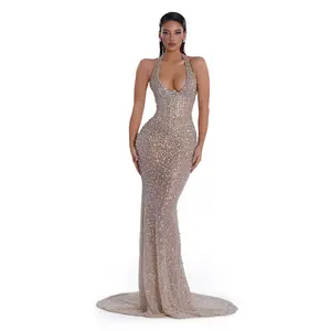 Golden Mirage nude dress