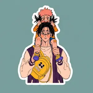 Choso & Yuuji Brotherhood Anime Duo Sticker