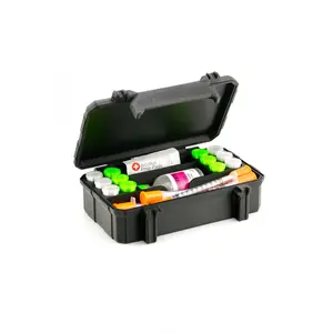 12-Slot 3 ml Vial Case with BAC & Syringe Storage | Rugged Travel Reconstitution Organizer