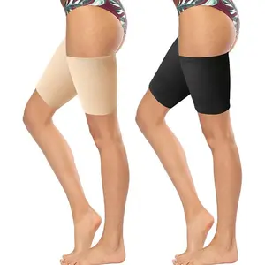Elastic Anti-Friction Thigh Protector, Non-Slip Leg Socks, Leg Sleeve, Daily Wear, Home, Gym, Sports Support, Comfortable and Durable
