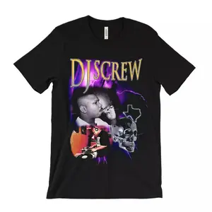 DJ Screw T Shirt - Chopped and Screwed - Houston Rap - Screwed Up Click - UGK, Graphic tees, Streetwear, Short sleeve, cotton, Top, Menswear
