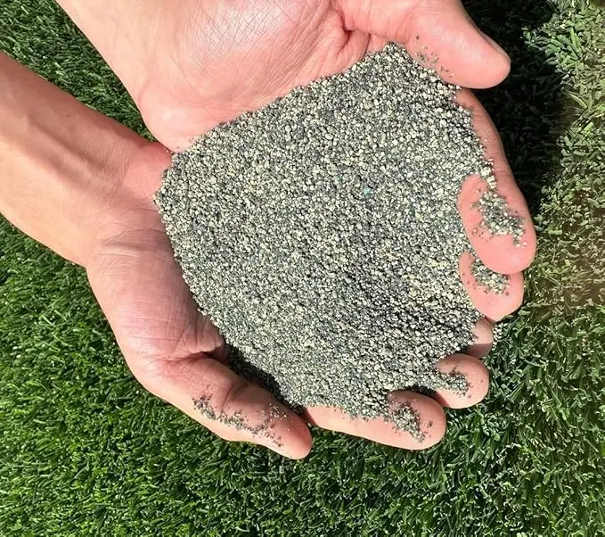 Goasis Premium Silicon-Free Artificial Grass Infill, 50 lbs Size Lawn Sand Infill for Turf with Weighted Hold