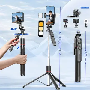 "F16 170cm Extendable Selfie Stick Tripod with Bluetooth Remote"