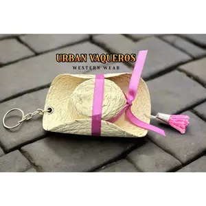 Sombrero Calentano Tierra Caliente Llavero-Mexican Hat for your keychain-Pink