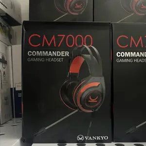 CM7000w Gaming Headset Stereo for PC PS Mobile Xbox - Assorted Red