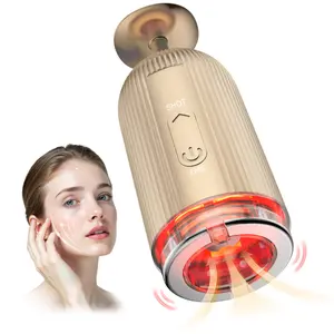 SERFORY Facial Massager Tool with 4 Color Red Light Therapy Microcurrent for Skin Care Double Chin Wrinkle Reduction Portable Face Lift Device Multifunctional Beauty Device Type-C Data Cable