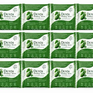 12 big size Detox CERASEE BAR SOAP – DEEP HERBAL CLEANSE FOR HEALTHY, GLOWING SKIN