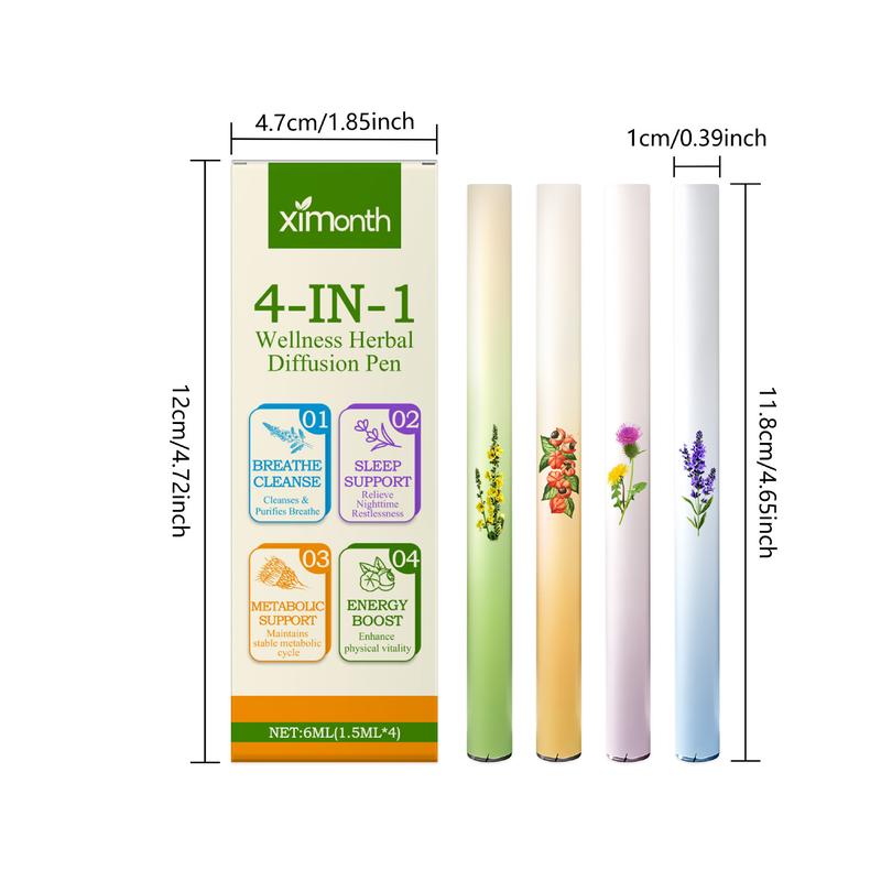 Natural 4-in-1 Herbal Sticks  Soothe Mood & Boost Daily Wellness